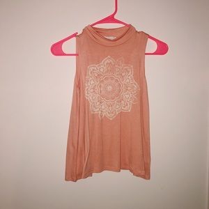 tank top with flower